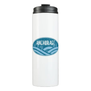 Anchorage Alaska Outdoors Thermal Tumbler