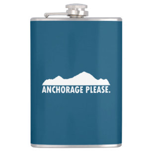 Anchorage Alaska Please Hip Flask