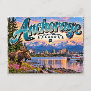 Anchorage, Alaska Postcard