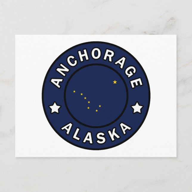 Anchorage Alaska Postcard (Front)