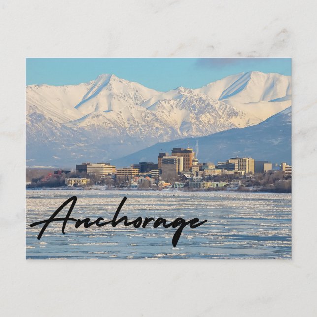 Anchorage Alaska Postcard (Front)