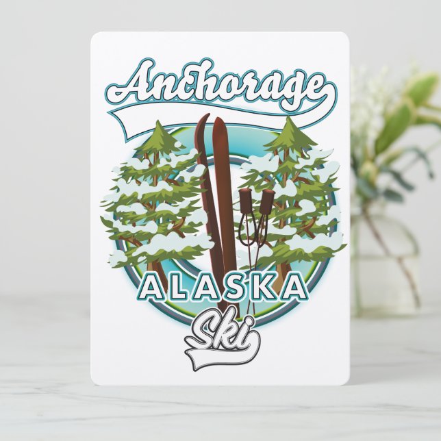 Anchorage Alaska Ski logo (Standing Front)