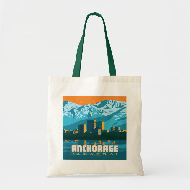 Anchorage, Alaska Tote Bag (Front)