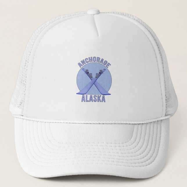 Anchorage, Alaska Trucker Hat (Front)