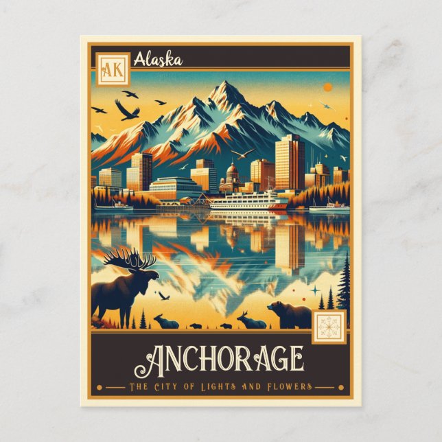 Anchorage, Alaska | Vintage Postcard (Front)