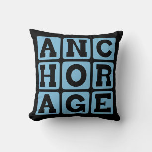 Anchorage, City in Alaska Cushion