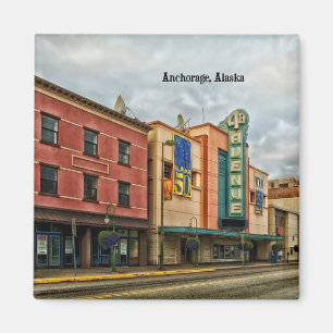 Anchorage Cityscape Magnet
