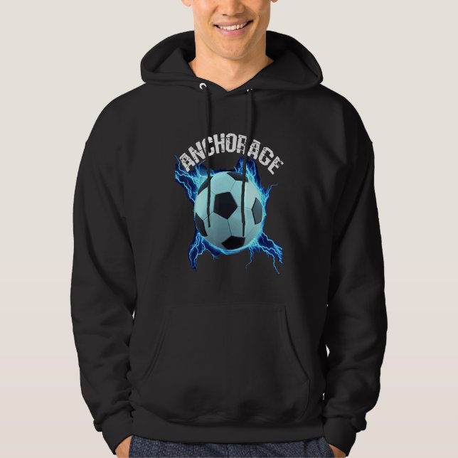 Anchorage Soccer Retro Hoodie (Front)