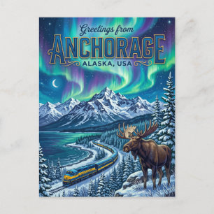 Anchorage USA Postcard