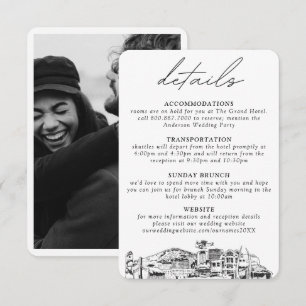 Anchorage Wedding Details Enclosure Card
