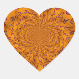 Anchor'd Africa: A Nautical Nod to African Culture Heart Sticker
