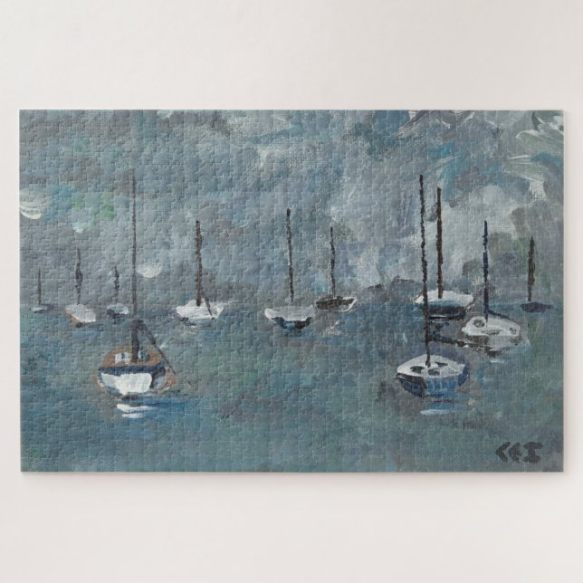 Anchored And at Rest 20x30 inch Jigsaw Puzzle (Horizontal)