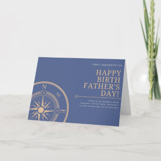Anchored Birthfathers day Card