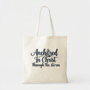 Anchored in Christ Tote Bag