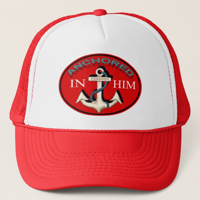 Anchored in Him Cap (Front)