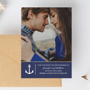 Anchored In Love Nautical Rustic Anchor Save The Date
