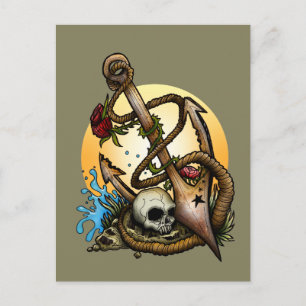 Anchored Postcard