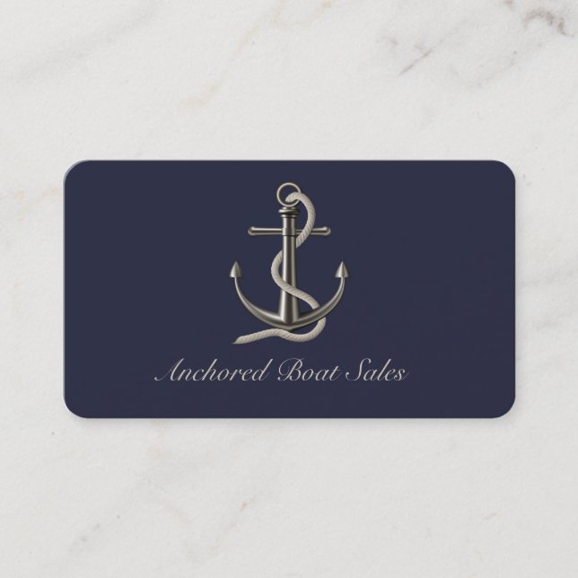 Anchored Rope Business Card (Front)