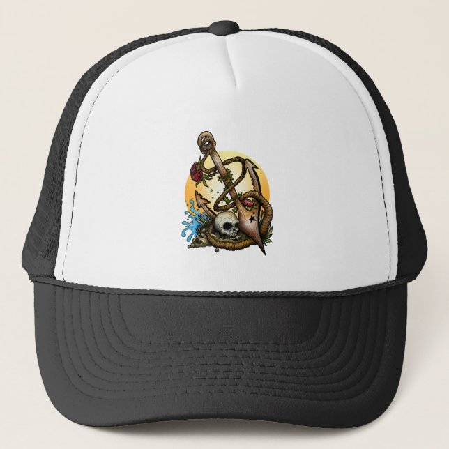 Anchored Trucker Hat (Front)
