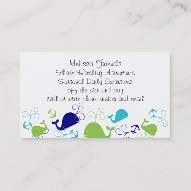 Anchors-a-Whale Business Card (Front)