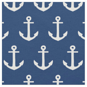 Anchors Away in Navy Fabric