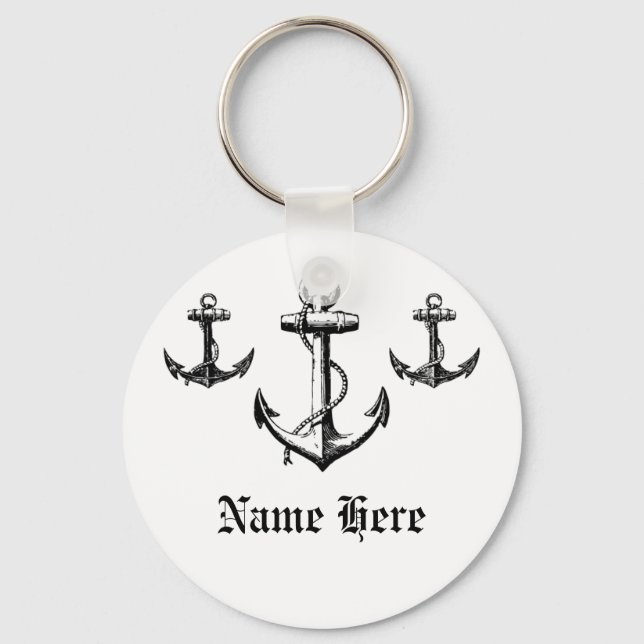 Anchors Away Key Ring (Front)