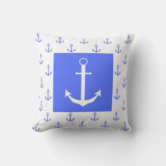 Anchors Away Pillow (White)