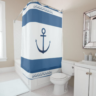 Anchor's Away Shower Curtain