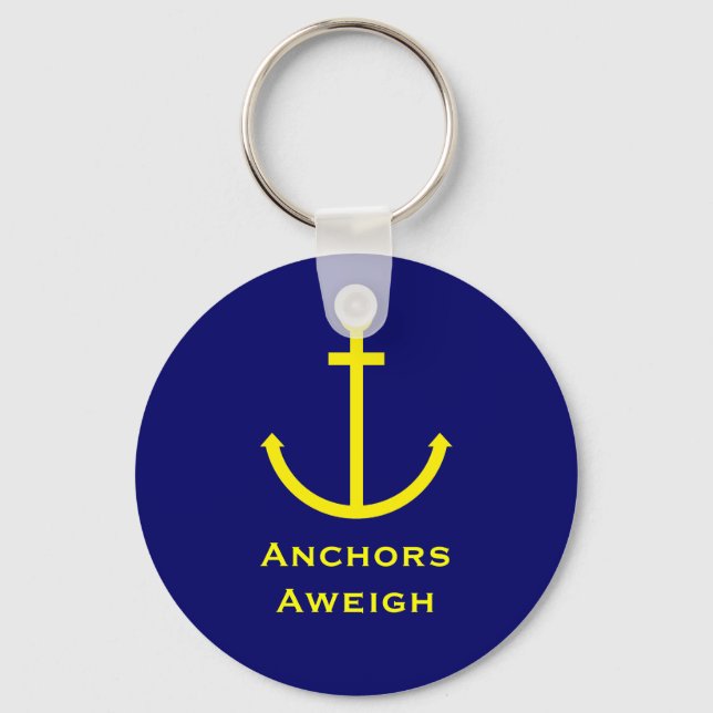Anchors Aweigh Key Ring (Front)