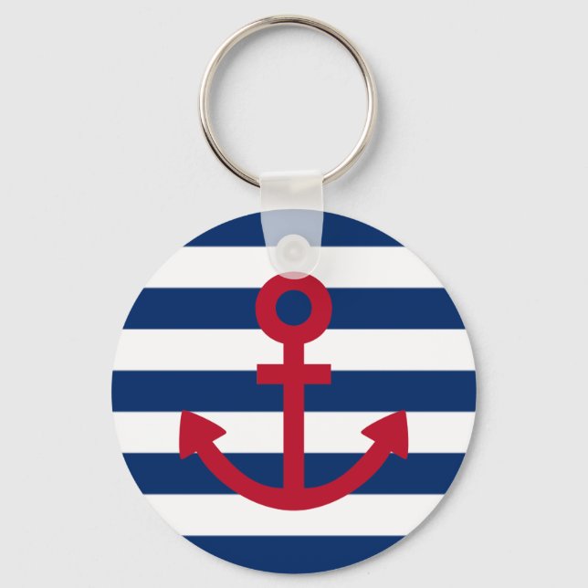 Anchors Aweigh Key Ring (Front)