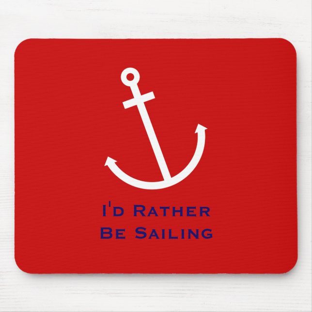 Anchors Aweigh Mouse Mat (Front)