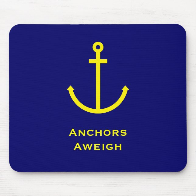 Anchors Aweigh Mouse Mat (Front)