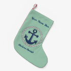 Anchors Aweigh on Green Personalised