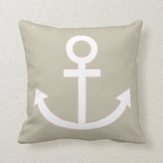 Anchors Aweigh Seafarer Pillow in Sand