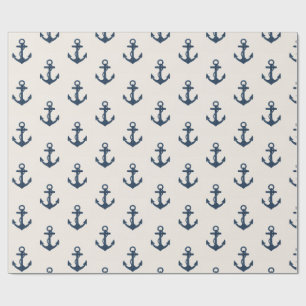 Anchors aweigh wrapping paper