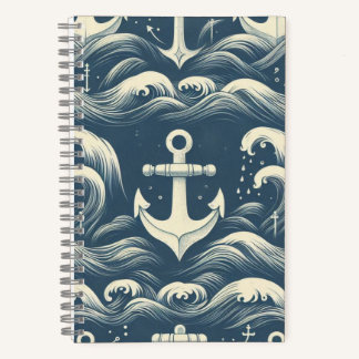 Anchors Down Deep Notebook