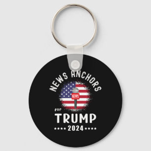 Anchors For Trump 2024 American Flag Vote Trump Key Ring