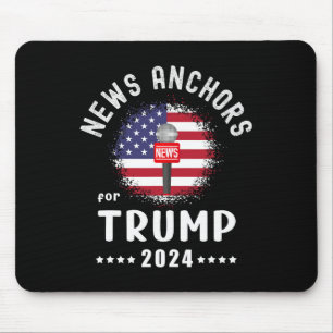 Anchors For Trump 2024 American Flag Vote Trump Mouse Mat
