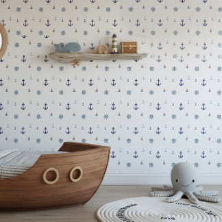 Anchors & Helms Nautical Kids ID1256 Wallpaper