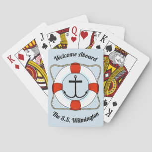 Anchors & Life Saver Playing Cards