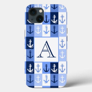Anchors monogram Case-Mate iPhone case