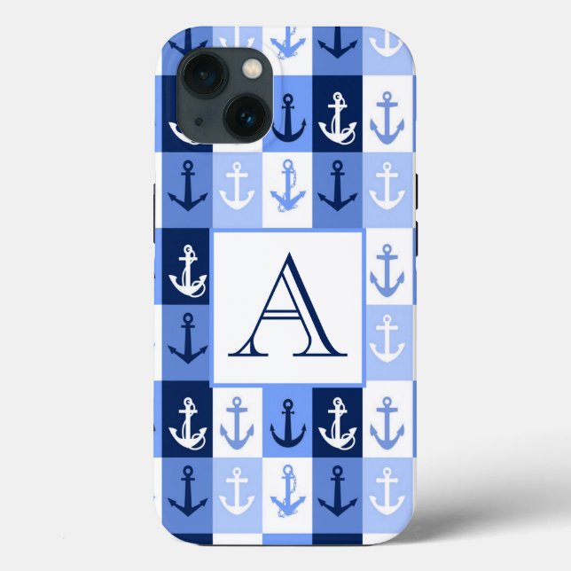 Anchors monogram Case-Mate iPhone case (Back)