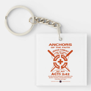Anchors of the Faith Key Ring