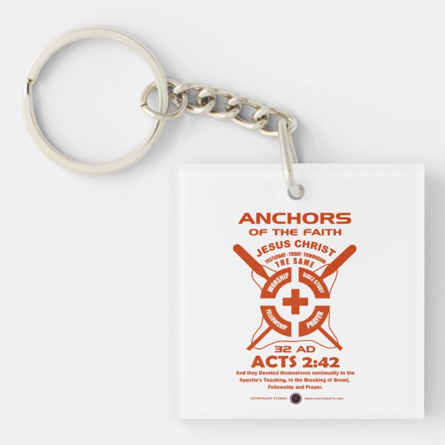 Anchors of the Faith Key Ring (Front)