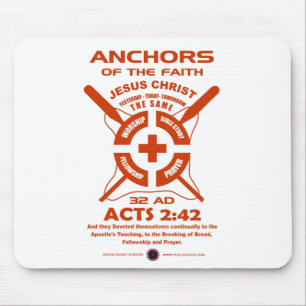 Anchors of the Faith Mouse Mat