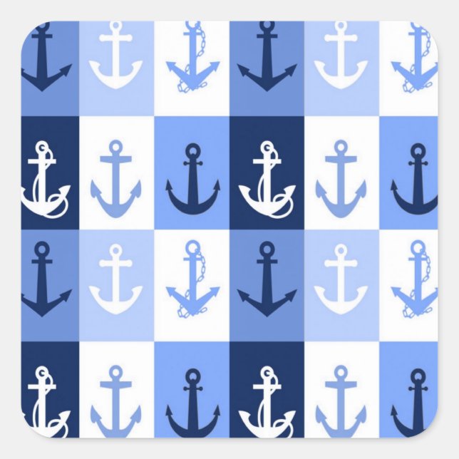 Anchors  square sticker (Front)