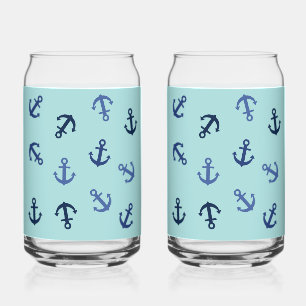 Anchors Summer Can Glass
