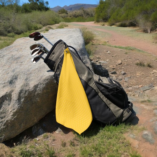 anchors yellow golf towel (golf towel)