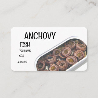 Anchovies In a Tin Business Card
