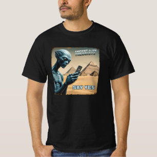 Ancient Alien Pyramid History T-Shirt